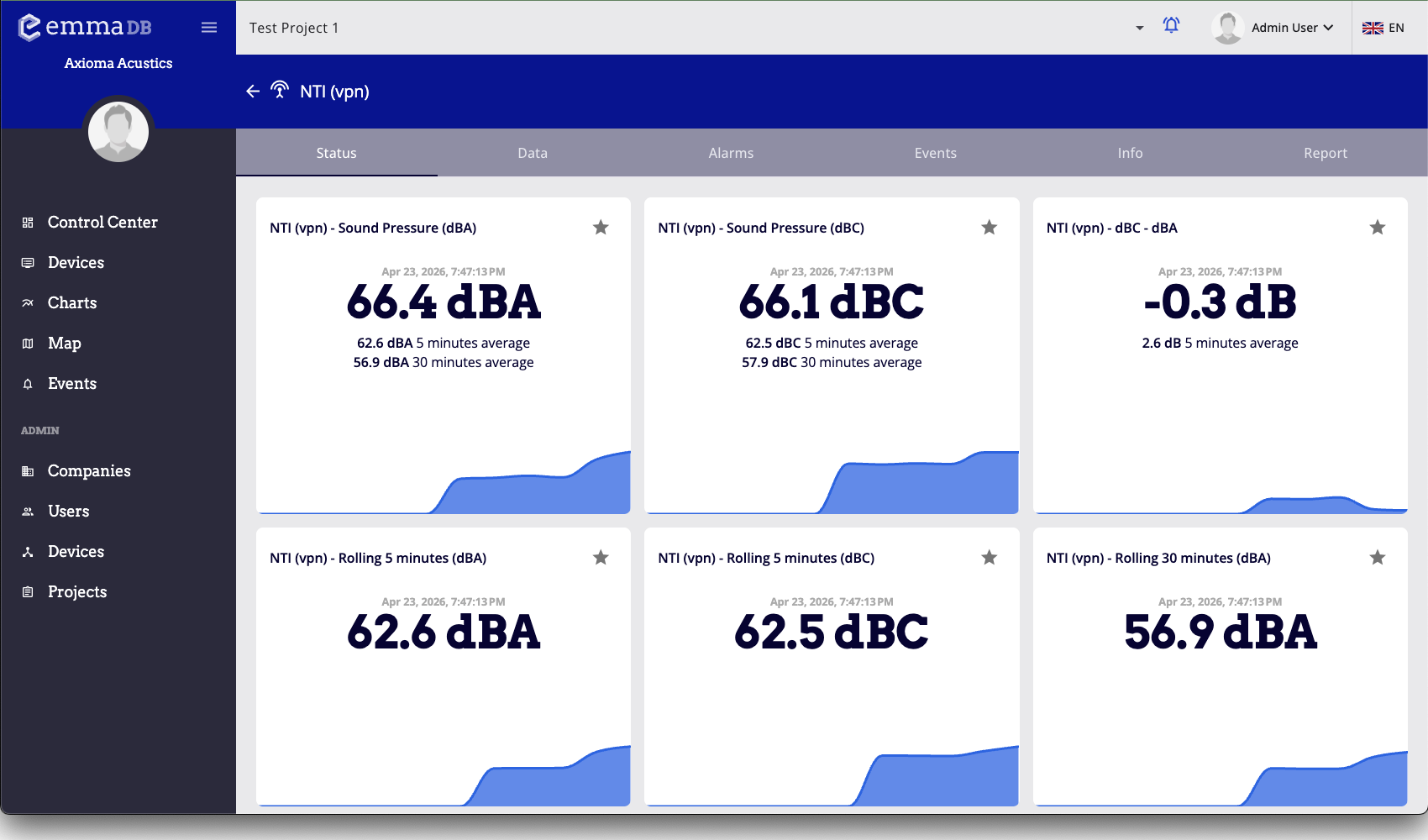 Device detail screenshot